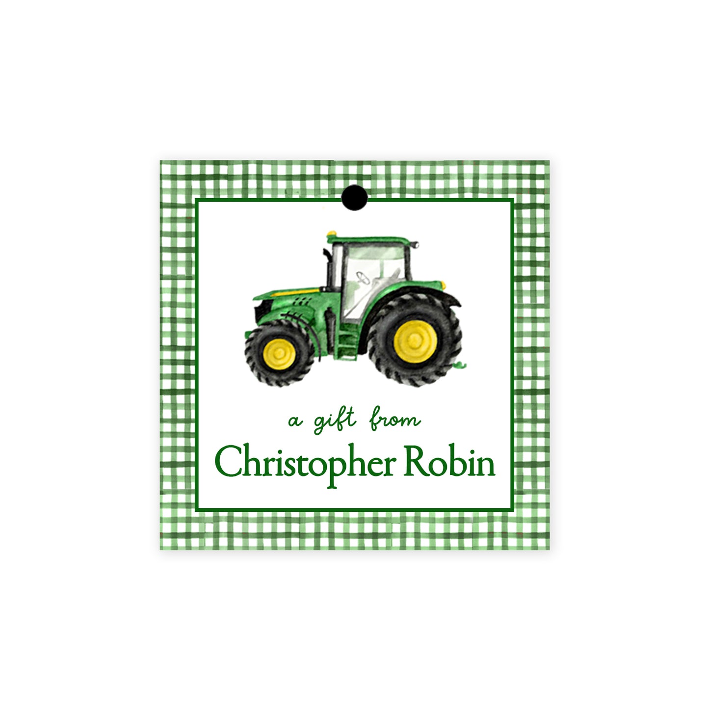 Tractor Gift Tags