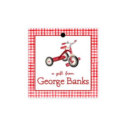 Tricycle Gift Tags