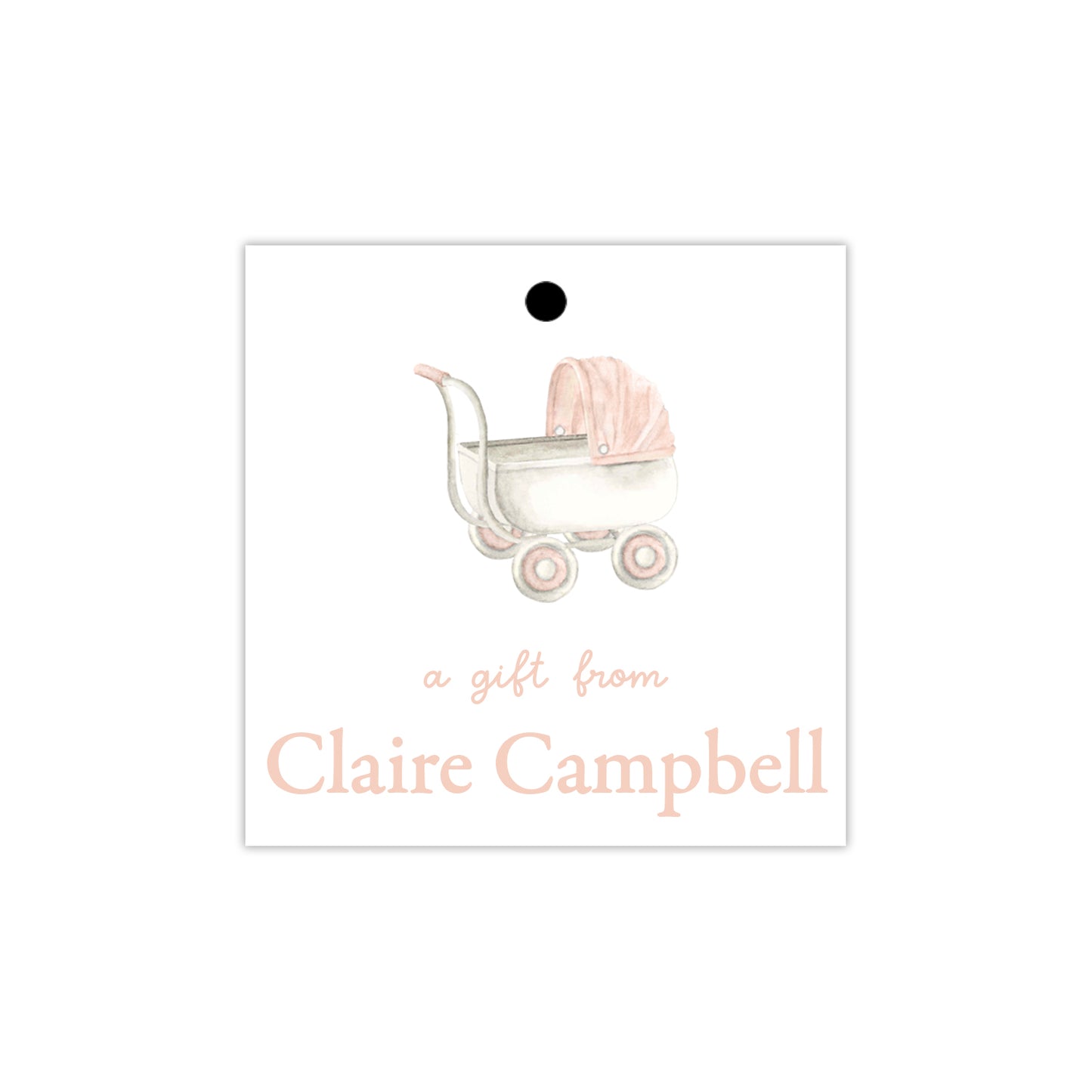 Pram Gift Tags