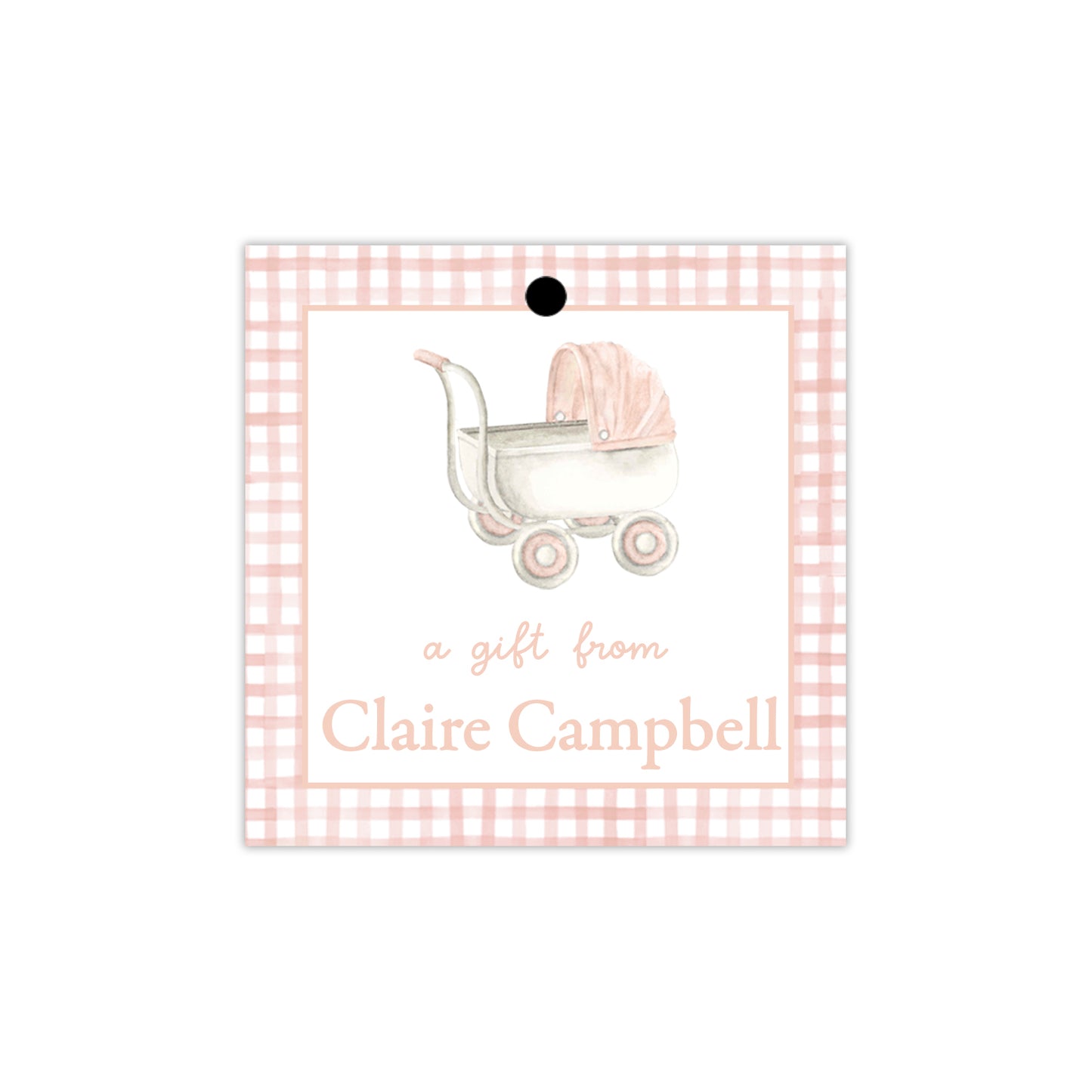Pram Gift Tags