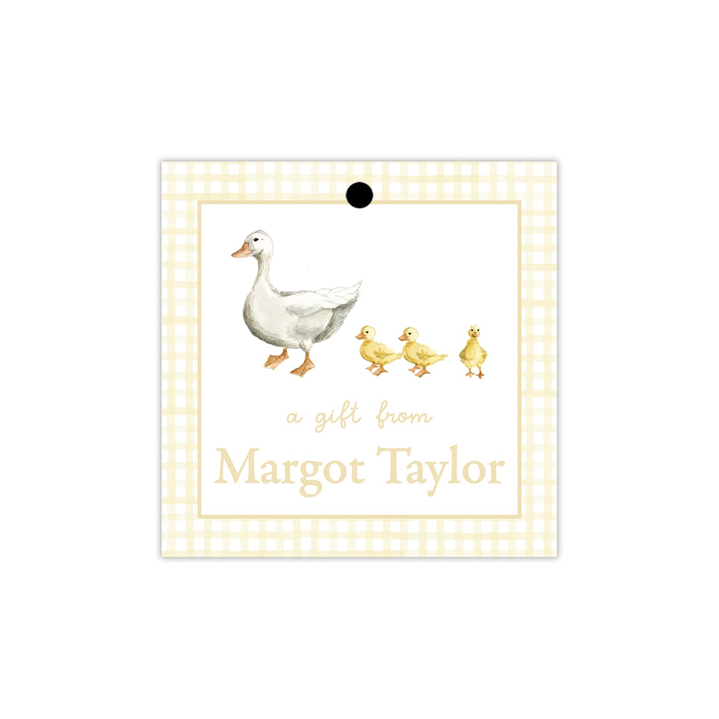 Ducklings Gift Tags