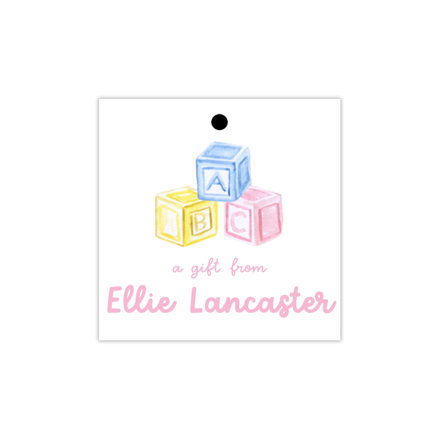 ABC Blocks Gift Tags