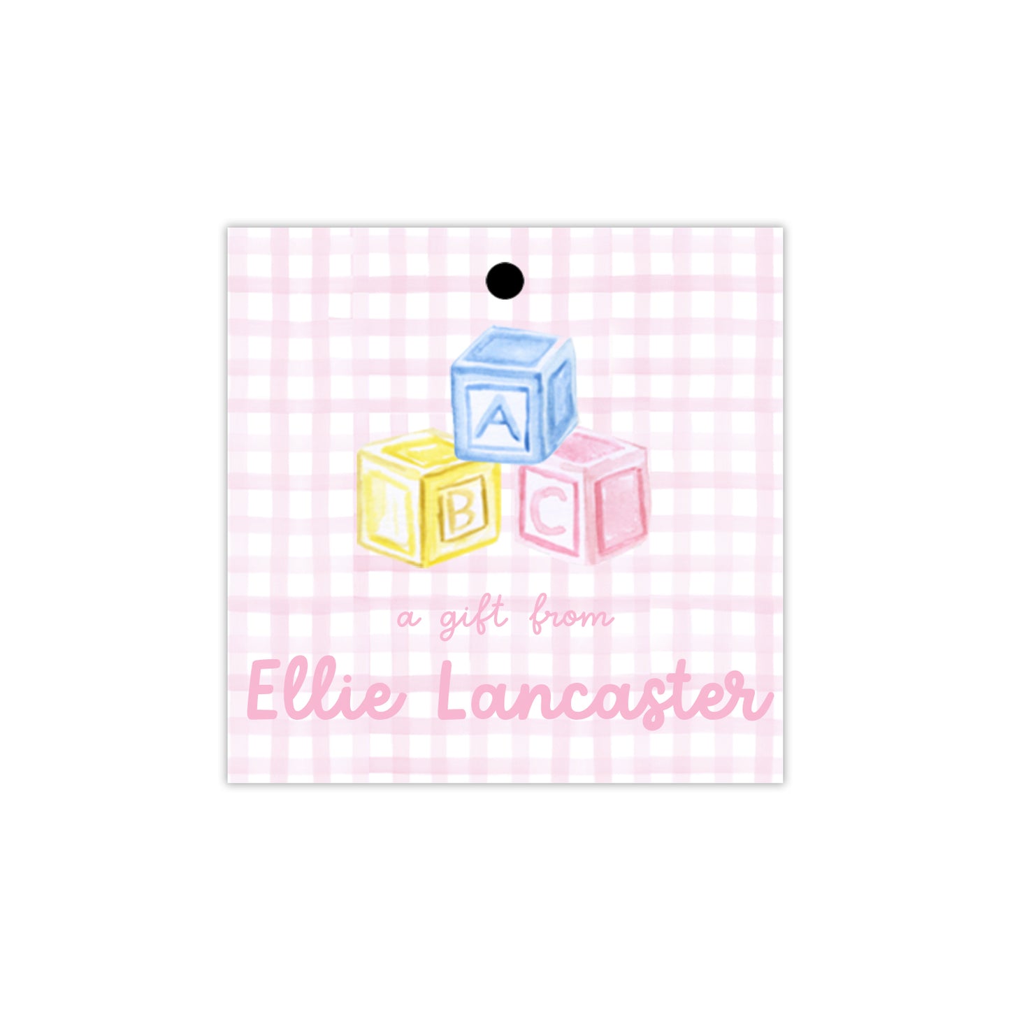 ABC Blocks Gift Tags