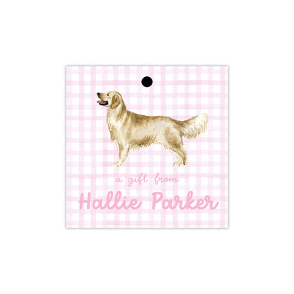 Golden Retriever Gift Tags