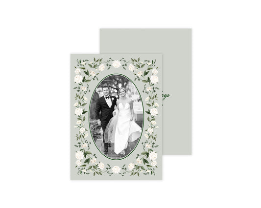 Botanicals Christmas Cards - Green