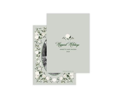 Botanicals Christmas Cards - Green
