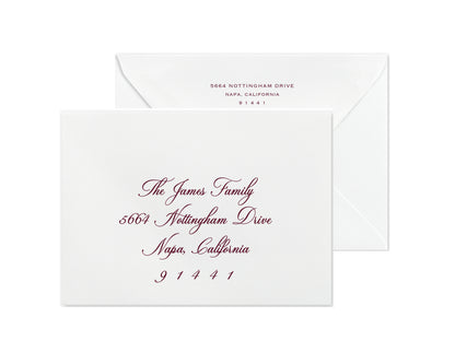 Joy to the World Christmas Cards - Mauve