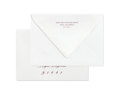 Joy to the World Christmas Cards - Mulberry