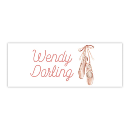 Ballet Slippers Water Resistant Labels