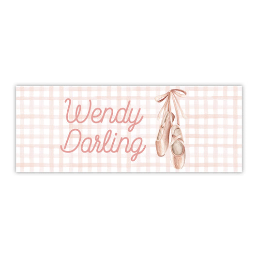 Ballet Slippers Water Resistant Labels