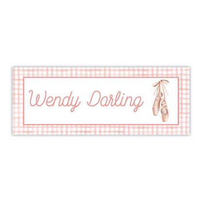 Ballet Slippers Water Resistant Labels