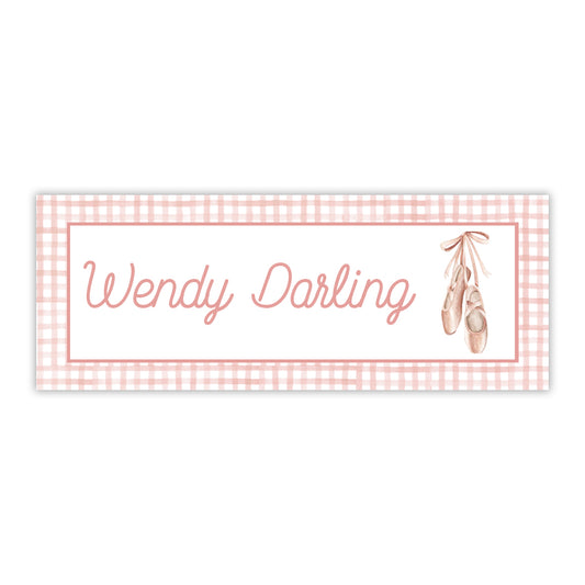 Ballet Slippers Water Resistant Labels