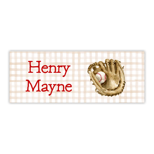 Baseball Glove Water Resistant Labels