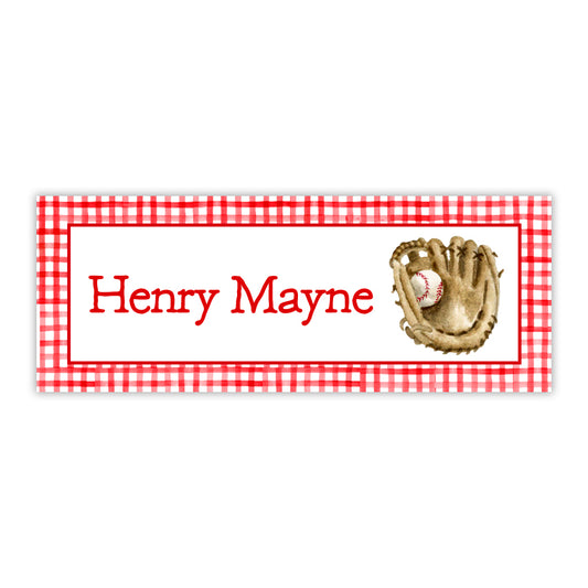 Baseball Glove Water Resistant Labels