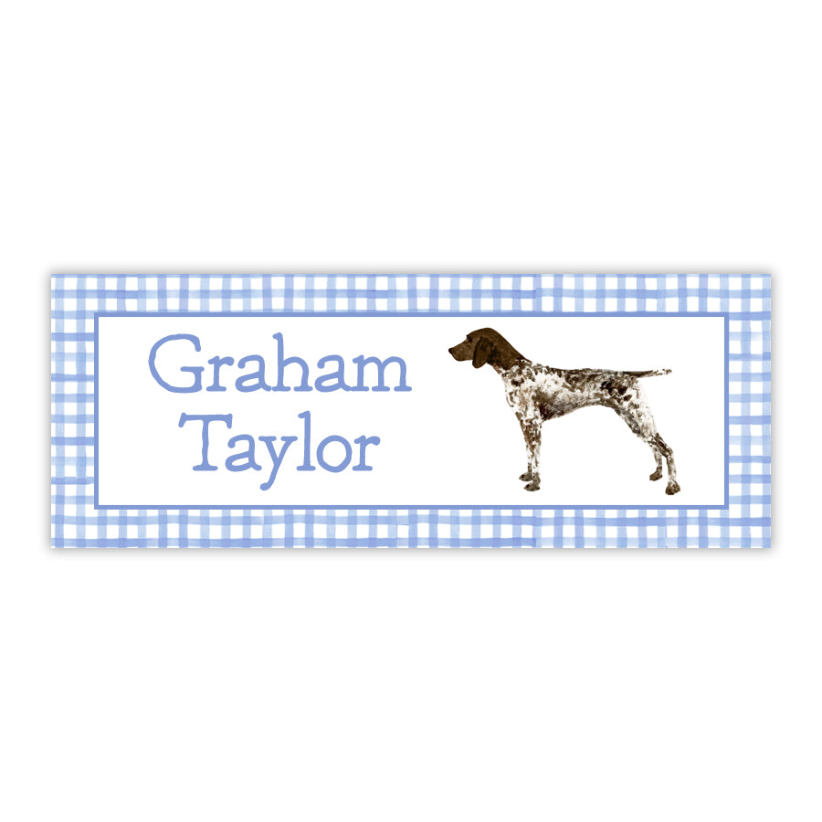 German Shorthair Pointer Water Resistant Labels