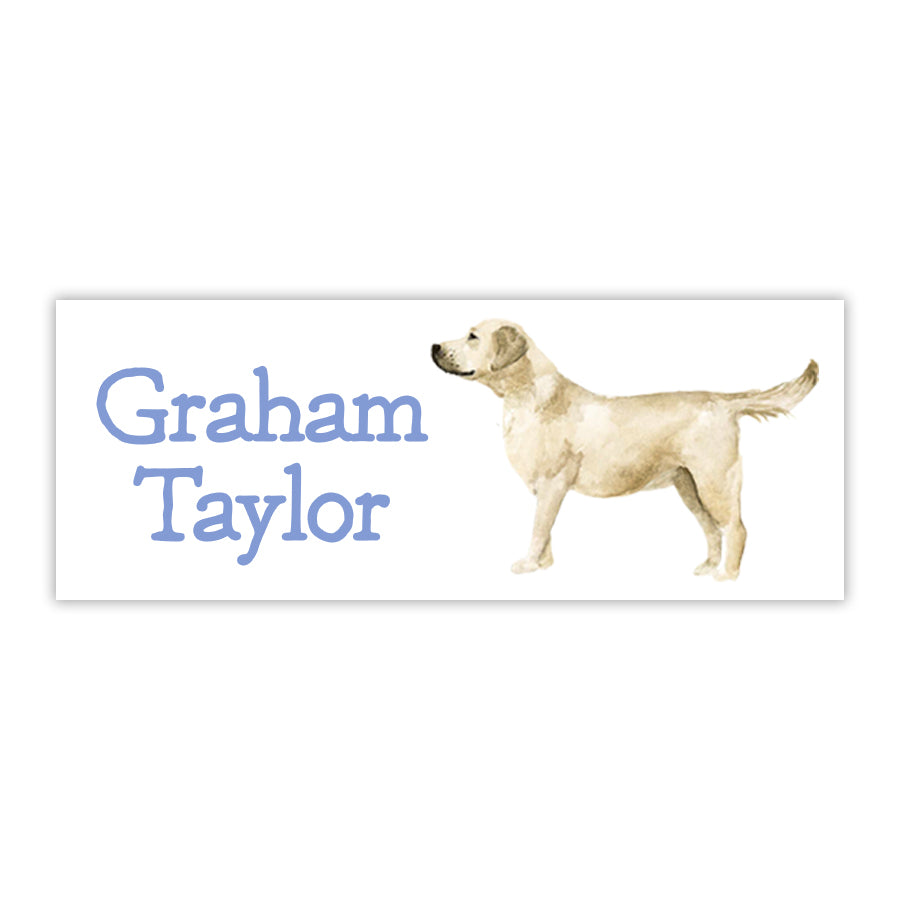 Yellow Labrador Retriever Labels