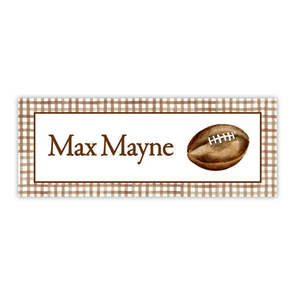 Football Water Resistant Labels