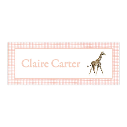 Giraffe Labels