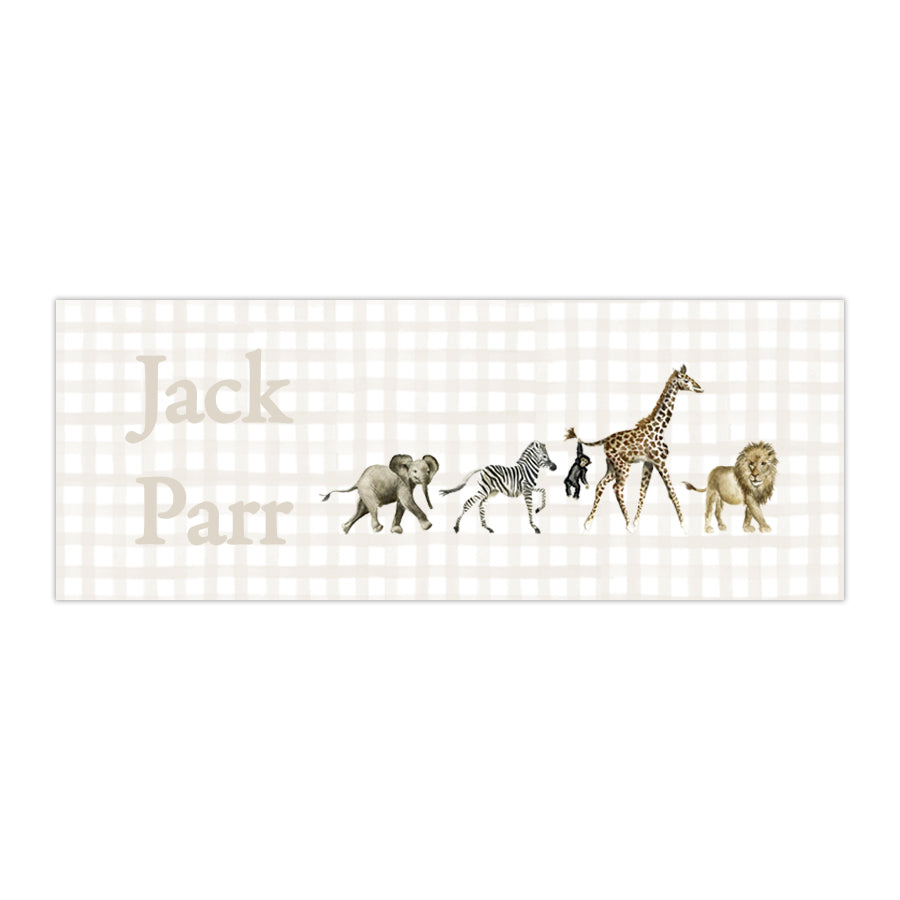 Zoo Animals Labels