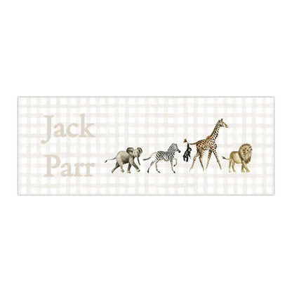 Zoo Animals Labels