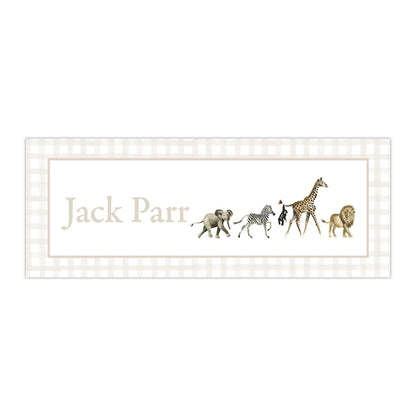 Zoo Animals Labels