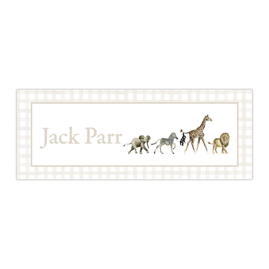 Zoo Animals Labels