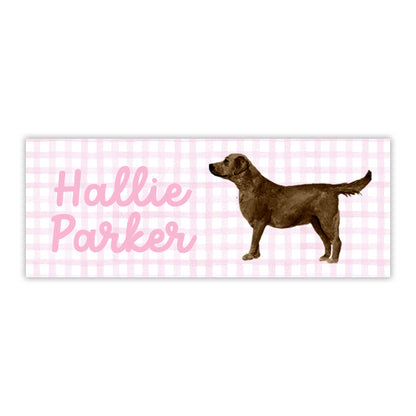 Chocolate Labrador Retriever Labels