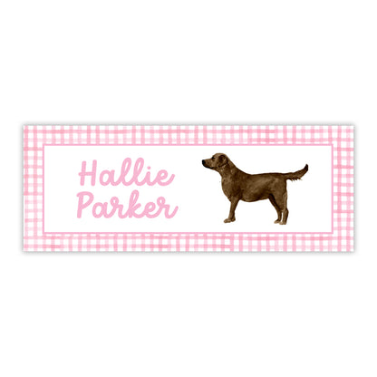 Chocolate Labrador Retriever Labels