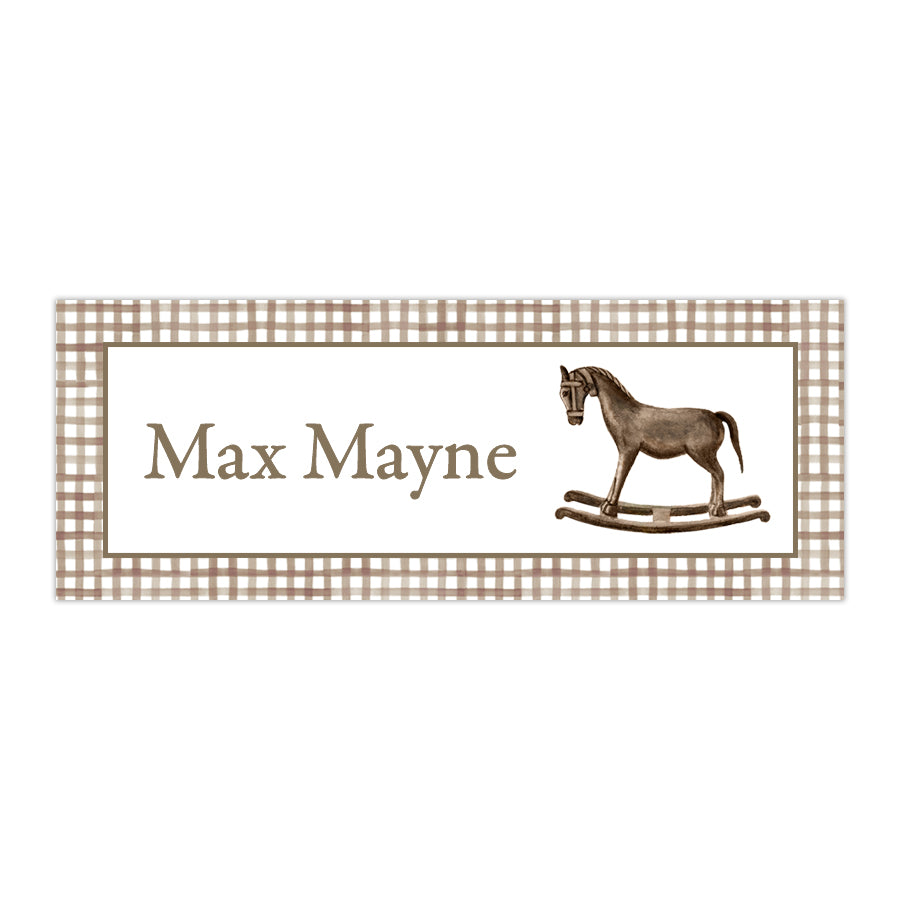 Rocking Horse Labels