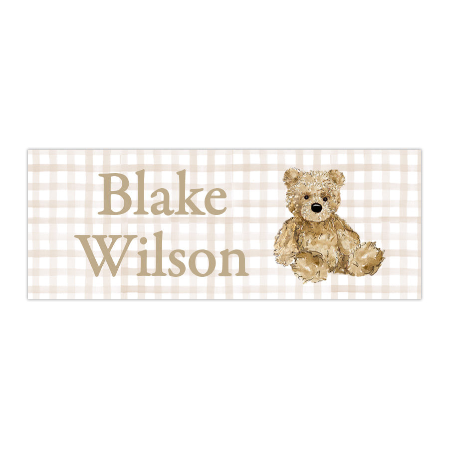 Teddy Bear Labels
