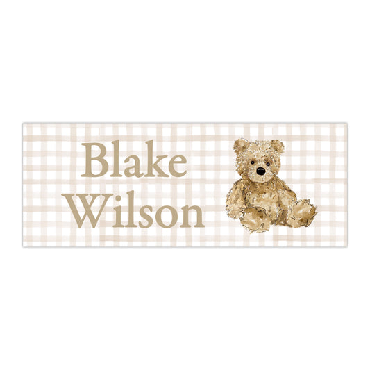 Teddy Bear Labels
