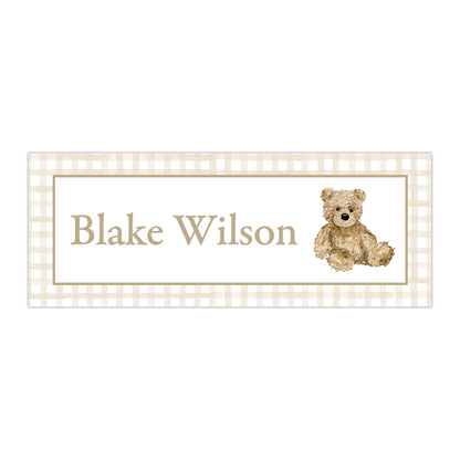 Teddy Bear Labels