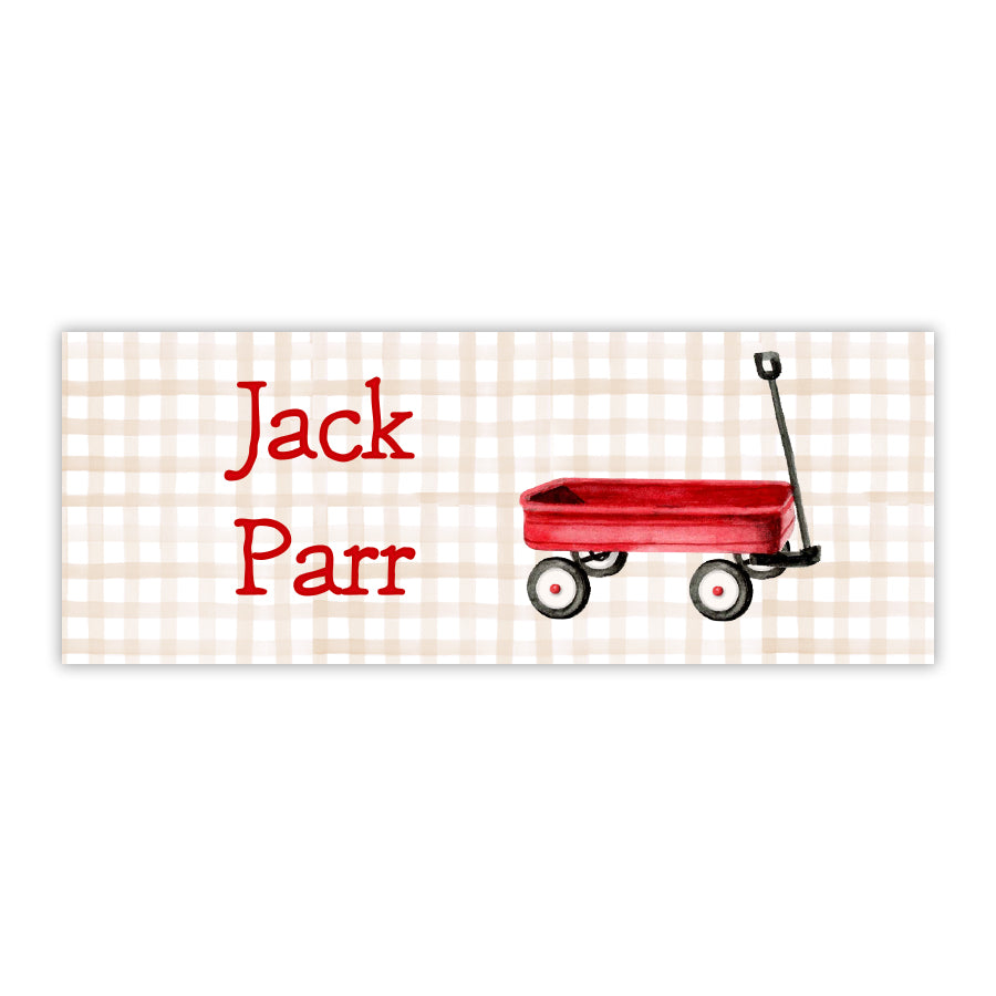 Wagon Water Resistant Labels