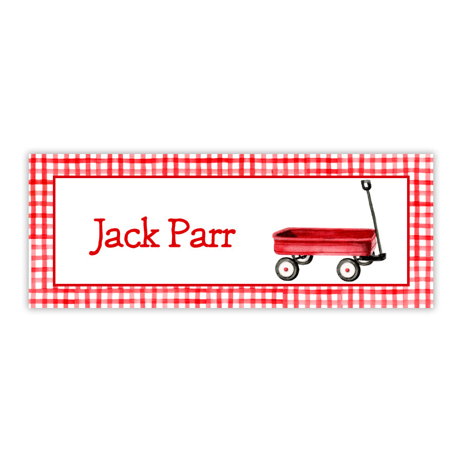 Wagon Water Resistant Labels
