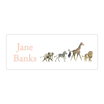 Zoo Animals Labels