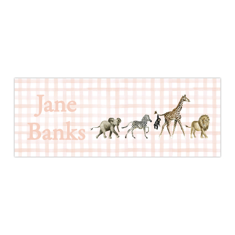 Zoo Animals Labels