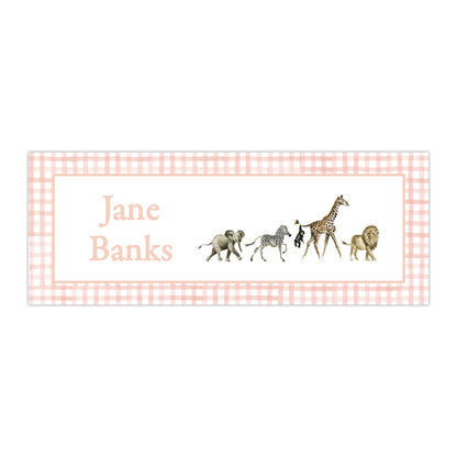 Zoo Animals Labels