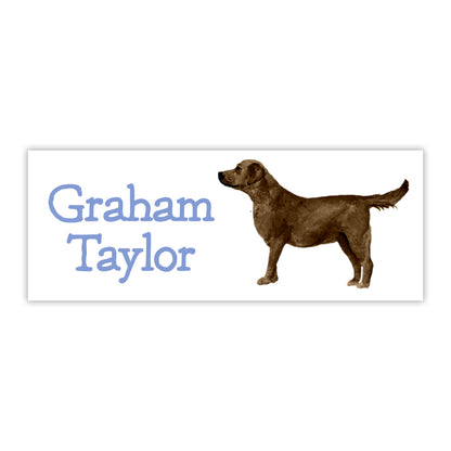 Chocolate Labrador Retriever Labels