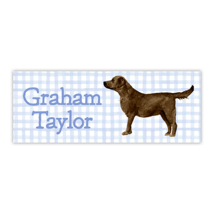 Chocolate Labrador Retriever Labels