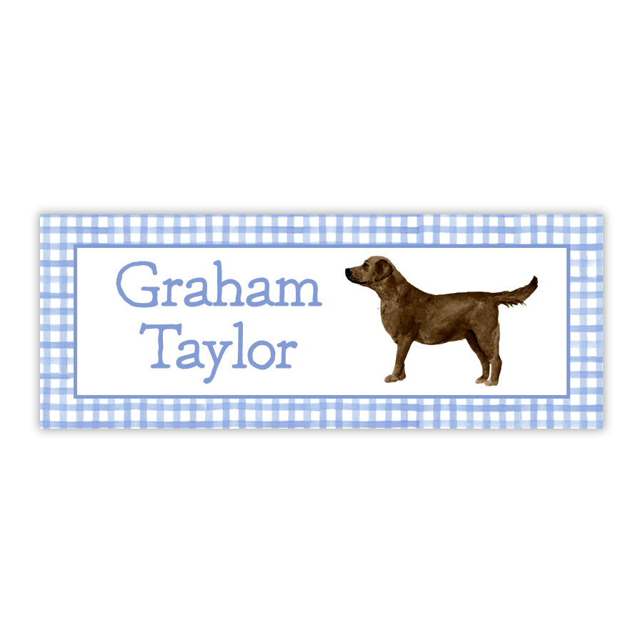 Chocolate Labrador Retriever Labels