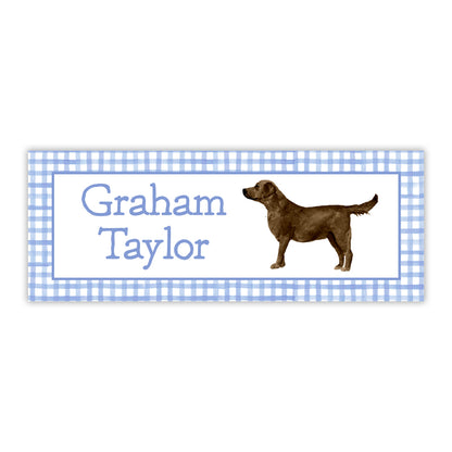 Chocolate Labrador Retriever Labels