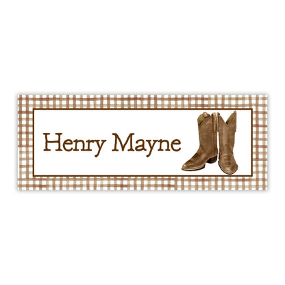 Cowboy Boots Labels