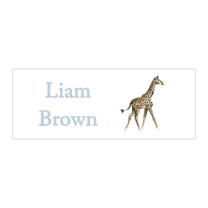 Giraffe Labels