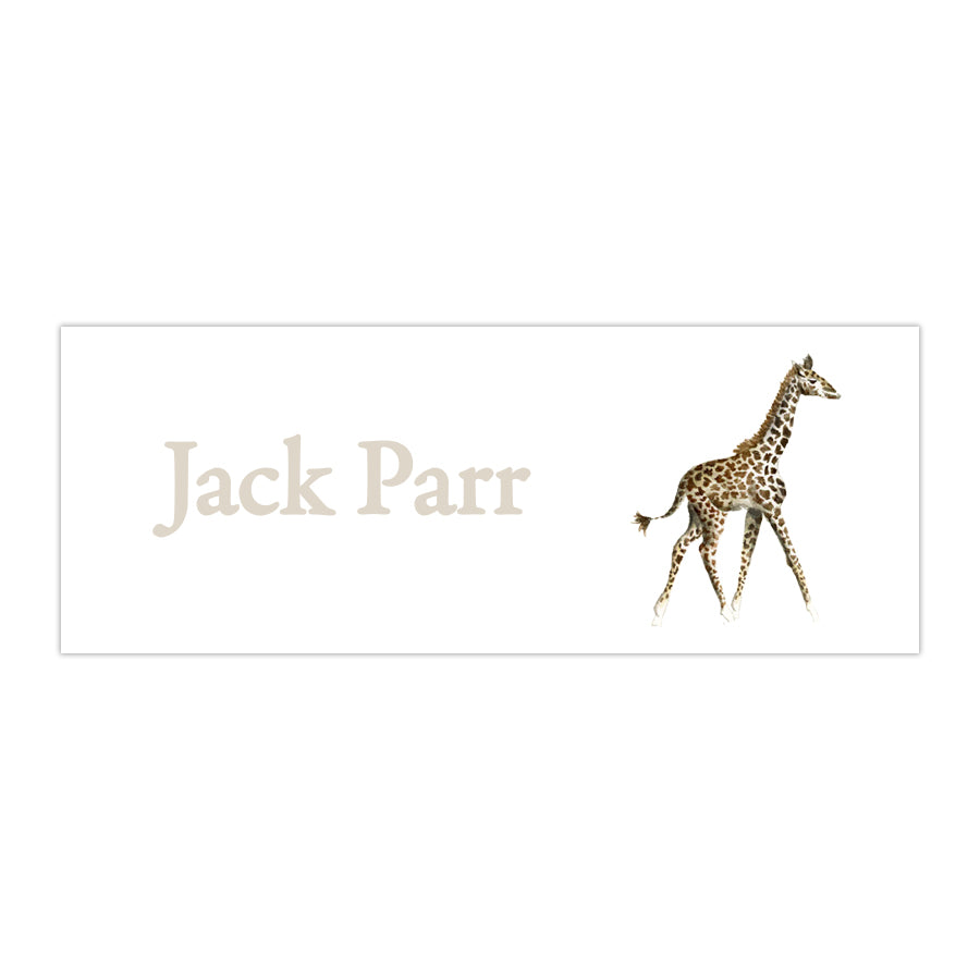 Giraffe Labels