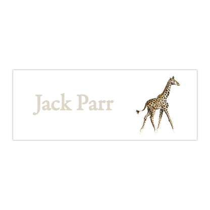 Giraffe Labels
