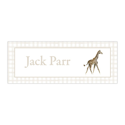 Giraffe Labels