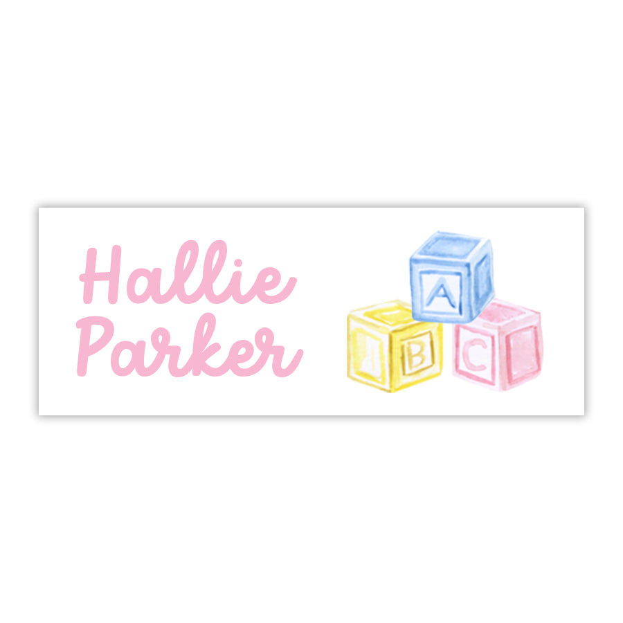 ABC Blocks Labels