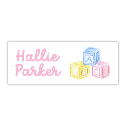 ABC Blocks Labels