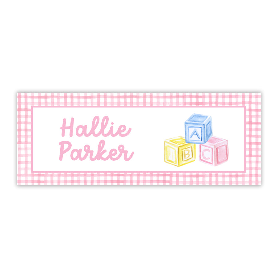 ABC Blocks Labels