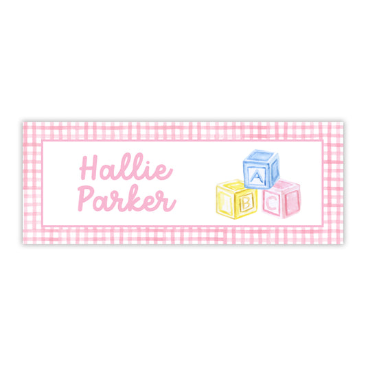ABC Blocks Labels